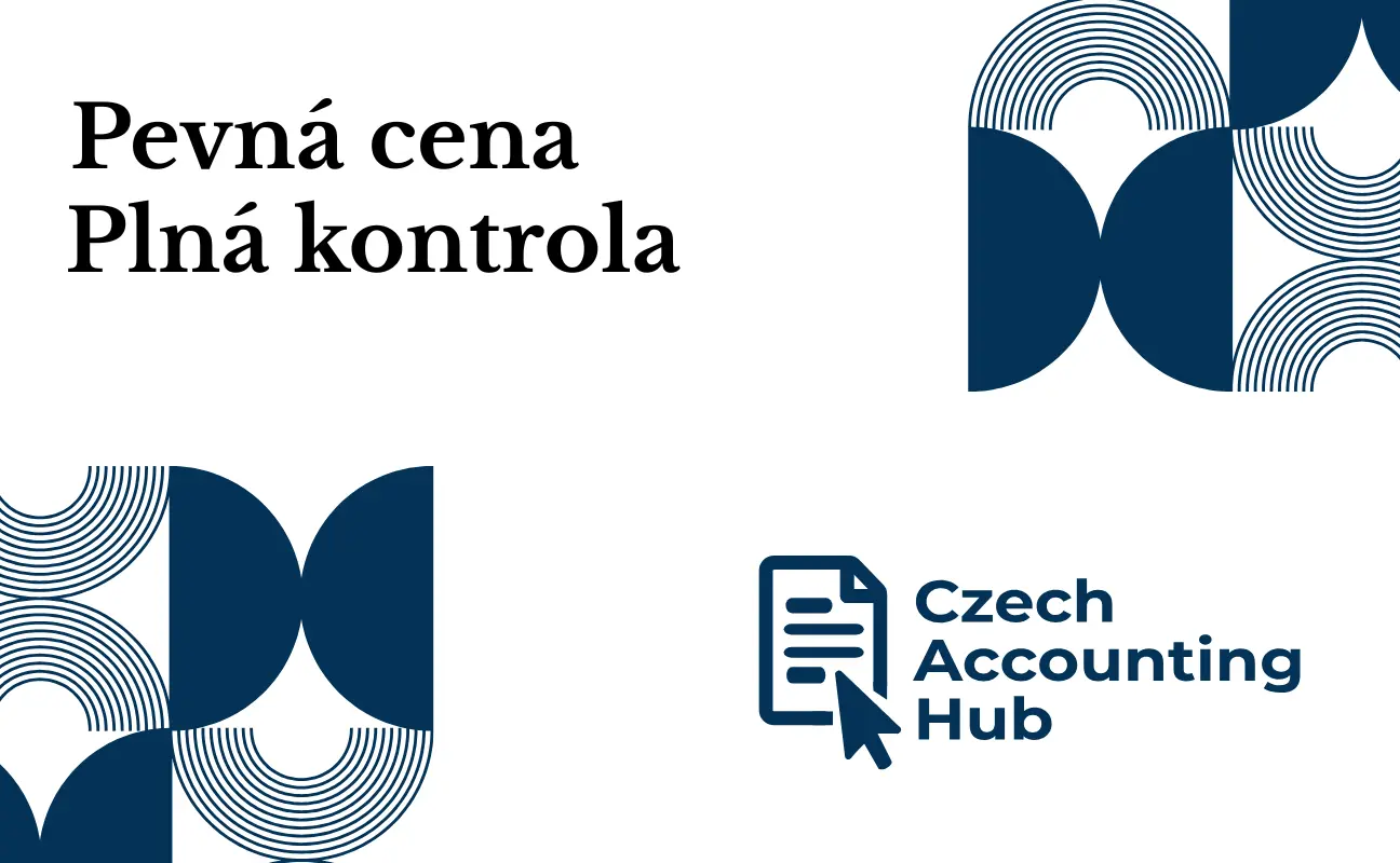 Minimalistická ikona cenovky symbolizující pevnou cenu za účetnictví v České republice.